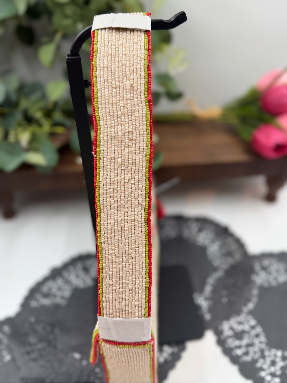 Heirloom Tomato Beaded Shoulder Bag – Viral Farmer’s Market Aesthetic - Picture 8 of 9